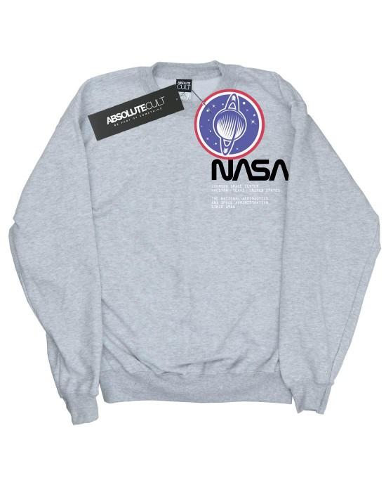 NASA Heren Johnson Worm Pocket Print Katoenen sweatshirt