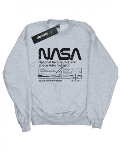 NASA Klassiek Space Shuttle-sweatshirt voor meisjes