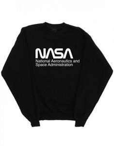 NASA herenlogo éénkleurig katoenen sweatshirt