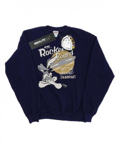 Looney Tunes Heren Wile E Coyote Rocket Board katoenen sweatshirt