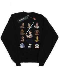 Star Wars: The Rise of Skywalker Girls Star Wars The Rise Of Skywalker Resistance Character Line Up Sweatshirt