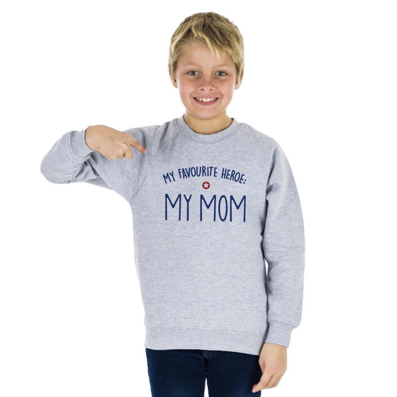 Ma Petite Tribu MIJN FAVORIETE HELD Kindersweater : MIJN MOEDER