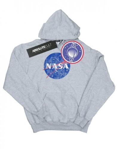 NASA meisjes klassieke insignia-logo noodlijdende hoodie