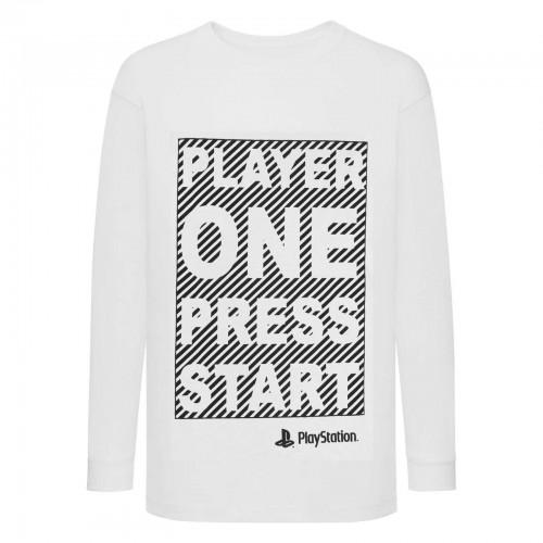 Playstation Girls Player One Press Start T-shirt met lange mouwen