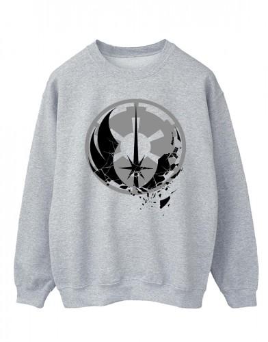 Star Wars Heren Obi-Wan Kenobi gebroken logo katoenen sweatshirt