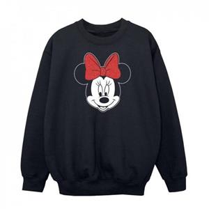 Disney Girls Minnie Mouse Head Katoen Sweatshirt