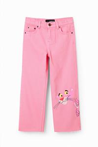 Desigual Wijd uitlopende jeans Pink Panther - RED