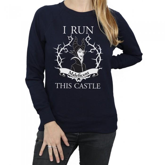 Maleficent Girls I Run This Castle Cotton Sweatshirt