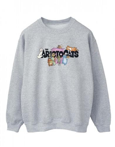 Disney heren katoenen sweatshirt met het Aristocats-muzieklogo