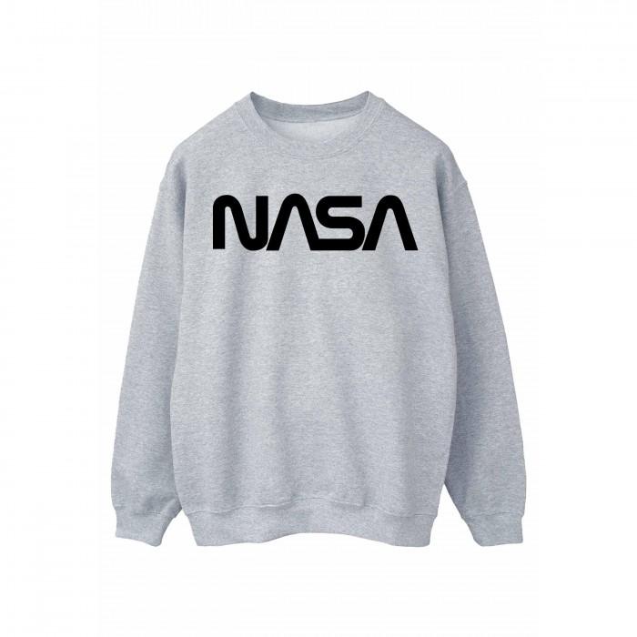 NASA heren modern logo sweatshirt