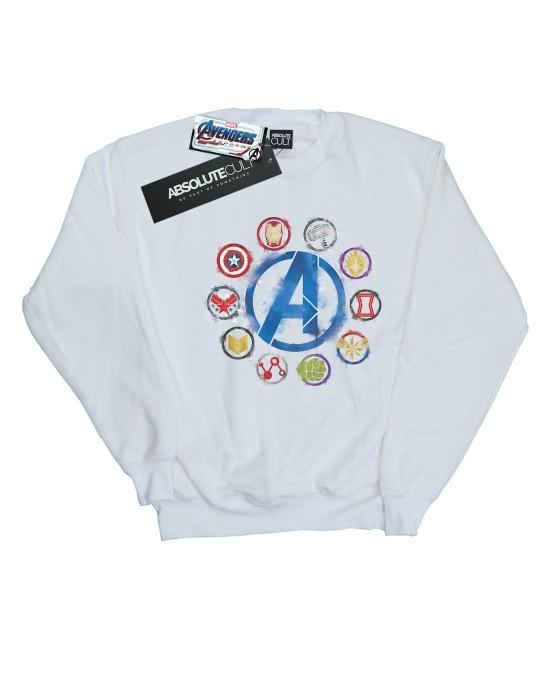 Marvel Girls Avengers Endgame geschilderde pictogrammen Sweatshirt