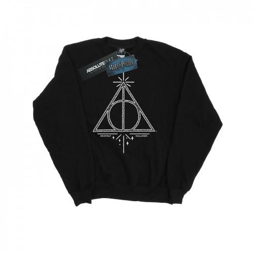 Harry Potter Mens Deathly Hallows Symbol Cotton Sweatshirt