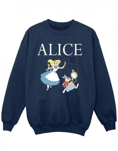 Disney Girls Alice In Wonderland Follow The Rabbit Sweatshirt