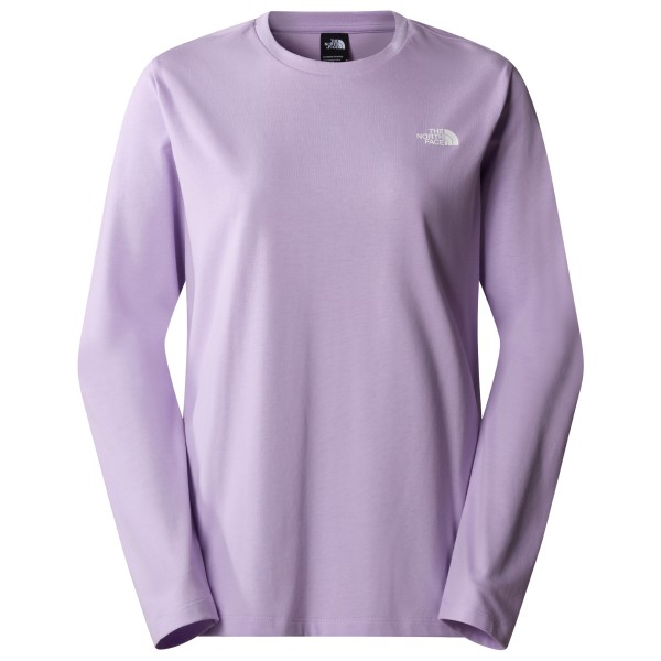 The North Face  Women's L/S Simple Dome Tee - Longsleeve, purper