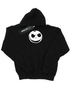 Disney Girls Nightmare Before Christmas Jack Skellington Face Hoodie