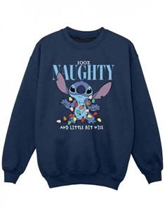 Disney Girls Lilo & Stitch Naughty & Nice Sweatshirt