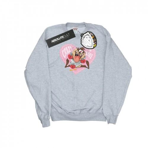 Looney Tunes Girls Taz Valentijnsdag Crazy In Love Sweatshirt