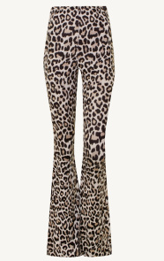 The Musthaves Flared Broek Leopard Print