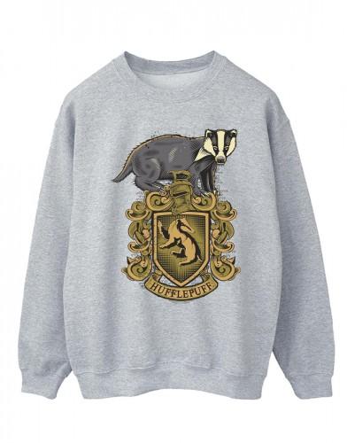 Harry Potter heren Huffelpuf Sketch Crest katoenen sweatshirt