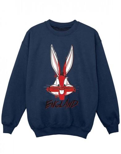 Looney Tunes Girls Bugs Engeland Face Sweatshirt