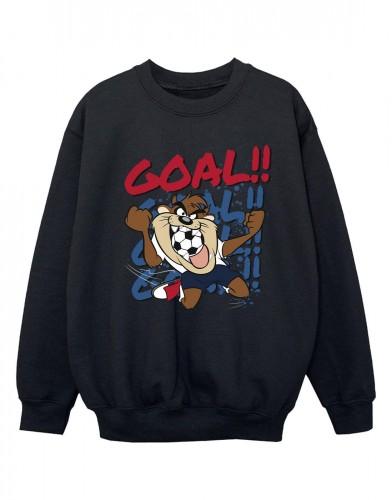 Looney Tunes Girls Taz Goal Goal Goal Sweatshirt