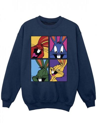 Looney Tunes Girls Bugs Pop-Art Sweatshirt