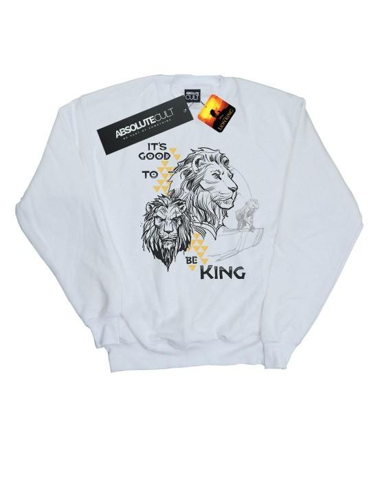 Disney heren The Lion King Movie It's Good To Be King katoenen sweatshirt