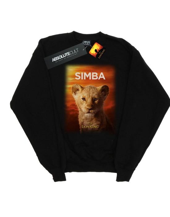Disney Heren The Lion King Movie Baby Simba Poster Katoenen sweatshirt