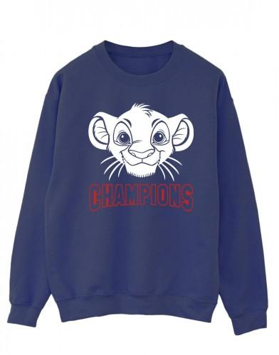 Disney heren The Lion King Simba Face Champion katoenen sweatshirt