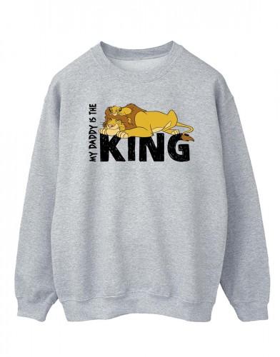 Disney heren The Lion King Daddy Is King katoenen sweatshirt