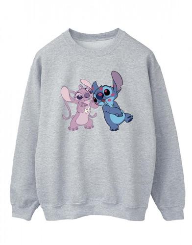 Disney Heren Lilo & Stitch Kisses katoenen sweatshirt