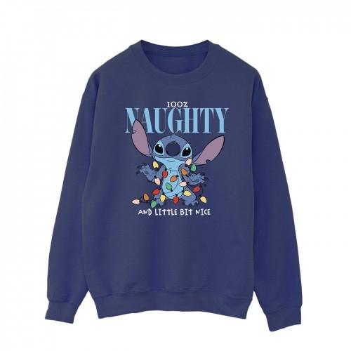 Disney Heren Lilo & Stitch Naughty & Nice katoenen sweatshirt