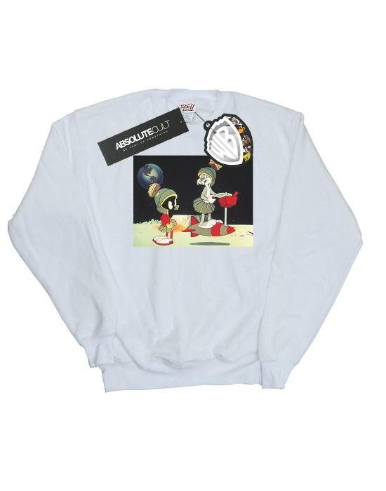 Looney Tunes Heren Bugs Bunny Spaced katoenen sweatshirt