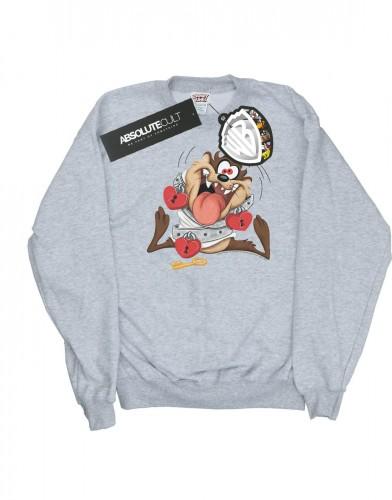 Looney Tunes Heren Taz Valentijnsdag Madly In Love katoenen sweatshirt