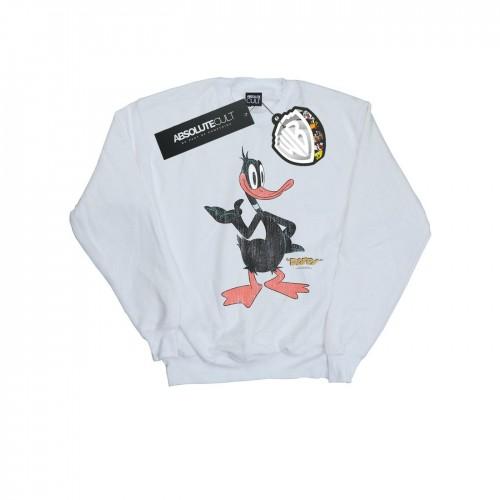 Looney Tunes heren Daffy Duck Distressed katoenen sweatshirt