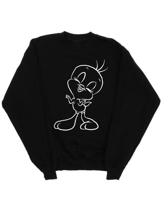 Looney Tunes Heren Tweety Pie Outline katoenen sweatshirt