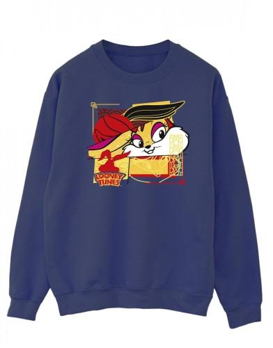 Looney Tunes Heren Lola Rabbit Nieuwjaar katoenen sweatshirt
