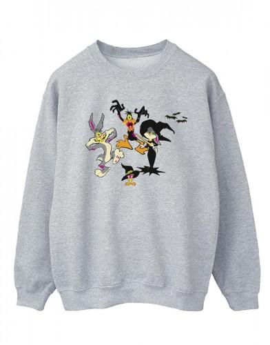 Looney Tunes Heren Halloween Friends Katoenen sweatshirt