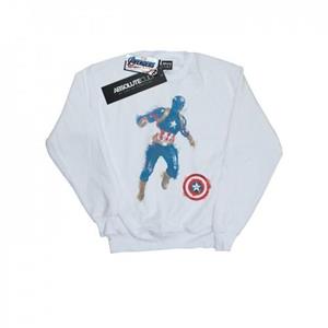 Marvel Girls Avengers Endgame geschilderd Captain America Sweatshirt