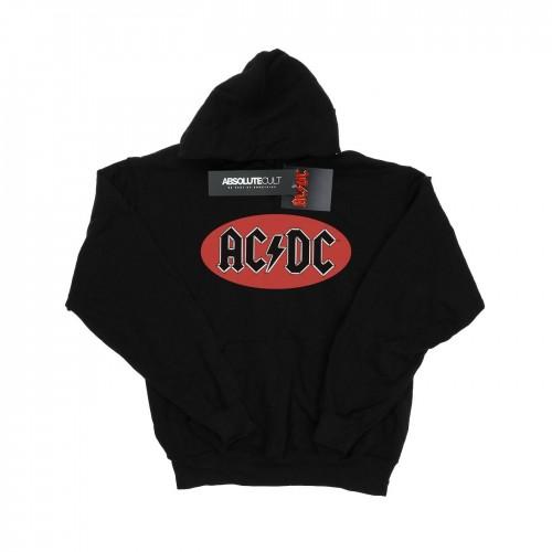 AC/DC hoodie met rood cirkellogo voor meisjes