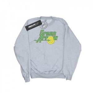 DC Comics Heren sweatshirt met groene pijl crackle-logo