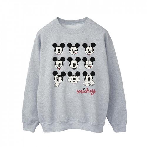 Disney Heren Mickey Mouse Vele Gezichten Sweatshirt