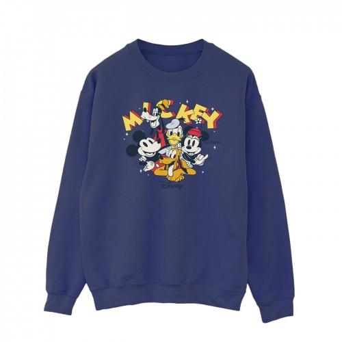 Disney Heren Mickey Mouse Group Sweatshirt