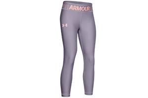 Under Armour HG Ankle Crop K 1327855-555, voor meisje, legging, paars