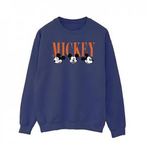 Disney Heren Mickey Mouse Gezichten Sweatshirt