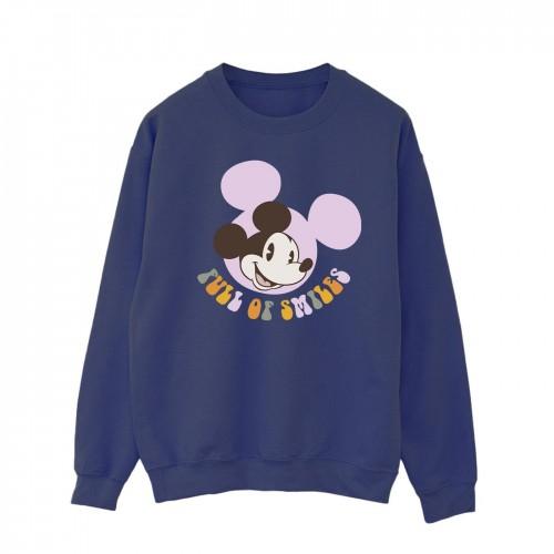 Disney Heren Mickey Mouse vol glimlach sweatshirt