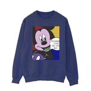 Disney Heren Mickey Mouse Oh Minnie Pop Art Sweatshirt