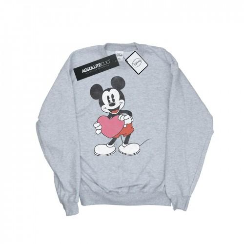 Disney Heren Mickey Mouse Valentijn Hart Sweatshirt