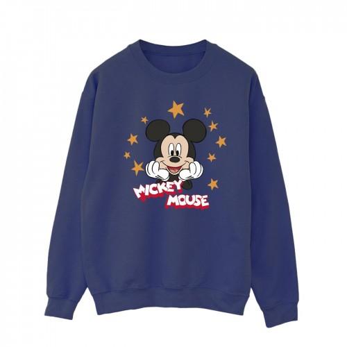 Disney Heren Mickey Mouse Sterren Sweatshirt