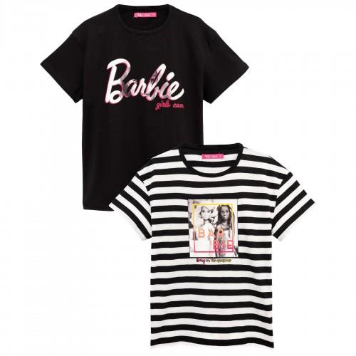 Barbie Meisjes T-Shirt (Pakket van 2)